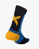 2XU - Vectr Light Cushion Crew Socks - Unisex - Starling/Turmeric