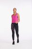 2XU - Light Speed Tech Crop Singlet - Women's - Festival/Mulberry Reflective