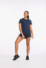 2XU - Light Speed Tee - Women's - Midnight/Silver Reflective