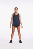 2XU - Light Speed Singlet - Women's - Midnight/Silver Reflective