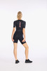 2XU - Aero Sleeved Trisuit - Women's - Black/Hyper Coral