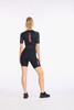 2XU - Aero Sleeved Trisuit - Women's - Black/Hyper Coral