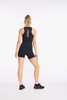 2XU - Aero Tri Singlet - Women's - Black/Hyper Coral