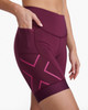 2XU - Core 7 Inch Tri Short - Women's - Mulberry/Festival