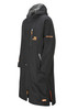 ZONE3 - Heat-Tech Polar Fleece Parka Robe Jacket - Black/Orange