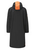 ZONE3 - Heat-Tech Polar Fleece Parka Robe Jacket - Black/Orange