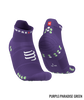 Compressport - Pro Racing Socks v4.0 Run Low - Unisex - Purple/Paradise Green