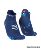 Compressport - Pro Racing Socks v4.0 Run Low - Unisex - Sodalite/Fluo Blue - 2024