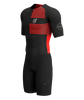 Compressport - Aero Short Sleeve Trisuit - Men's - Black/Red - 2024