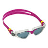 Aquasphere - Kayenne Compact Goggles - Transparent/Raspberry Dark Lens