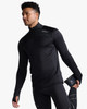 2XU - Ignition 1/4 Zip - Men's - Black/Silver Reflective