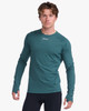 2XU - Ignition Base Layer Long Sleeve - Men's - Deep Jade Marle/Silver Reflective