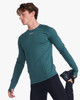 2XU - Ignition Base Layer Long Sleeve - Men's - Deep Jade Marle/Silver Reflective