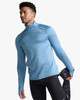 2XU - Ignition 1/4 Zip - Men's - Shadow/Black Reflective