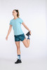 2XU - Aero Tee - Women's - Bluejay/Black Reflective