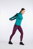 2XU - Light Speed 1/2 Zip - Women's - Jade/Silver Reflective