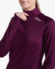 2XU - Ignition 1/4 Zip - Women's - Beet/Silver Reflective