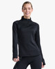 2XU - Ignition 1/4 Zip - Women's - Black/Black Reflective