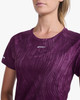 2XU - Light Speed Tee - Women's - Wavy Daze/Silver Reflective