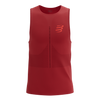 Compressport - Pro Racing Singlet - Men's - Samba/Red Reflective