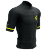 Compressport - Trail Postural Short Sleeve Top - Men's - Black/Safety Yellow - 2024