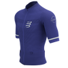 Compressport - Trail Postural Short Sleeve Top - Men's - Dazzling Blue/White - 2024