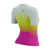 Compressport - Tri Postural Aero Short Sleeve Top - Women's - White/Safety Yellow/Neon Pink - 2024