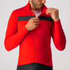 Castelli - Puro 3 Jersey FZ - Men's - Red/BlackReflex - 2024