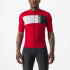 Castelli - Prologo 7 Jersey - Men's - Red/SilverGrey/Black