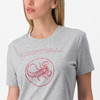 Castelli - Pedalare Tee - Women's - TravertineGrey/Heather - 2024