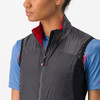 Castelli - Unlimited Puffy Vest - Women's - DarkGrey/Red - 2024