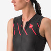 Castelli - Free Sanremo Suit Sleeveless  - Women's - Black/Hibiscus - 2024