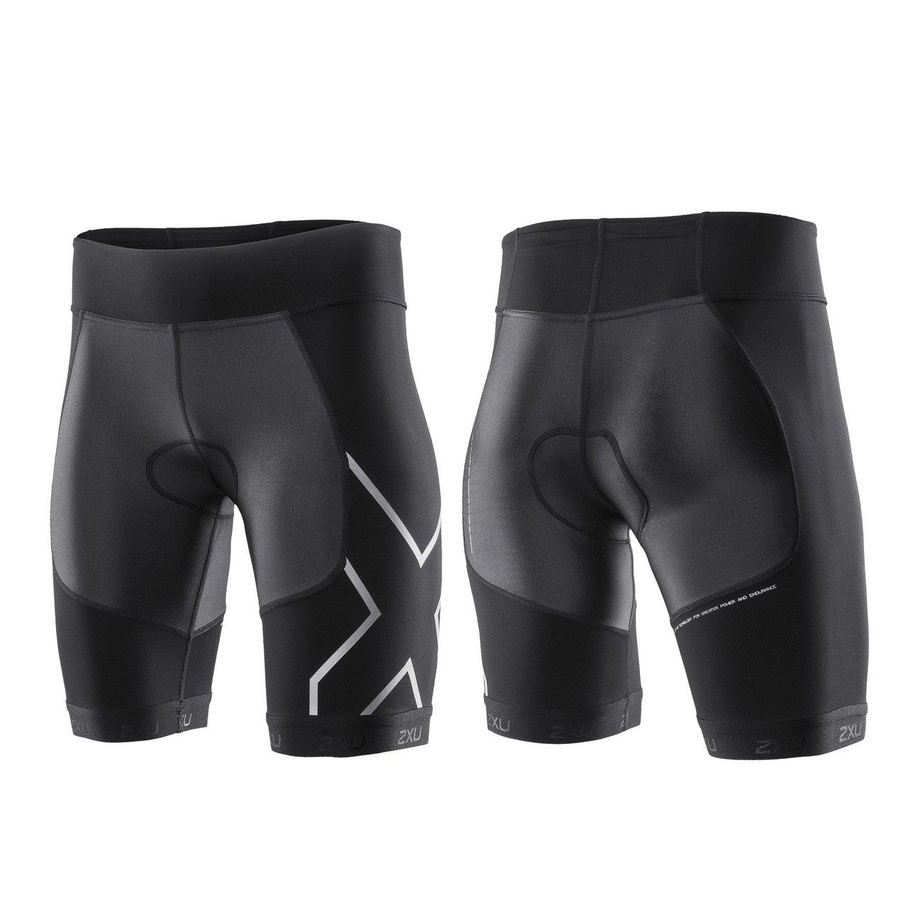 2XU 2014 Women's G:2 Compression Tri Shorts Black, Black/ Neon