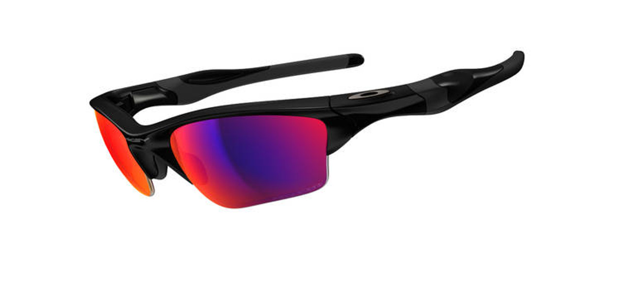 MyTriathlon - Oakley Sports Performance Half Jacket  XL Sunglasses -  Black Frame - OO Red Iridium Polarised Lens OO9154-27