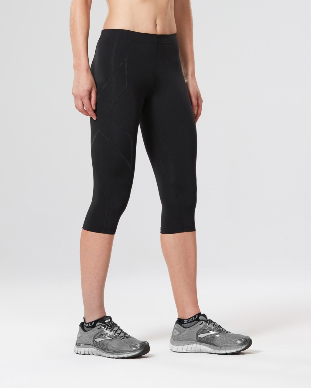 2XU Women's Mid-Rise Compression 3/4 Tights