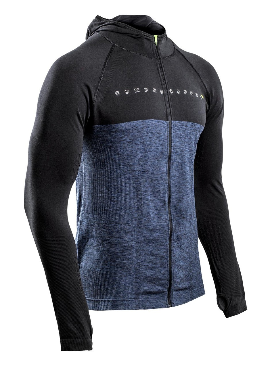 compressport seamless zip sweatshirt