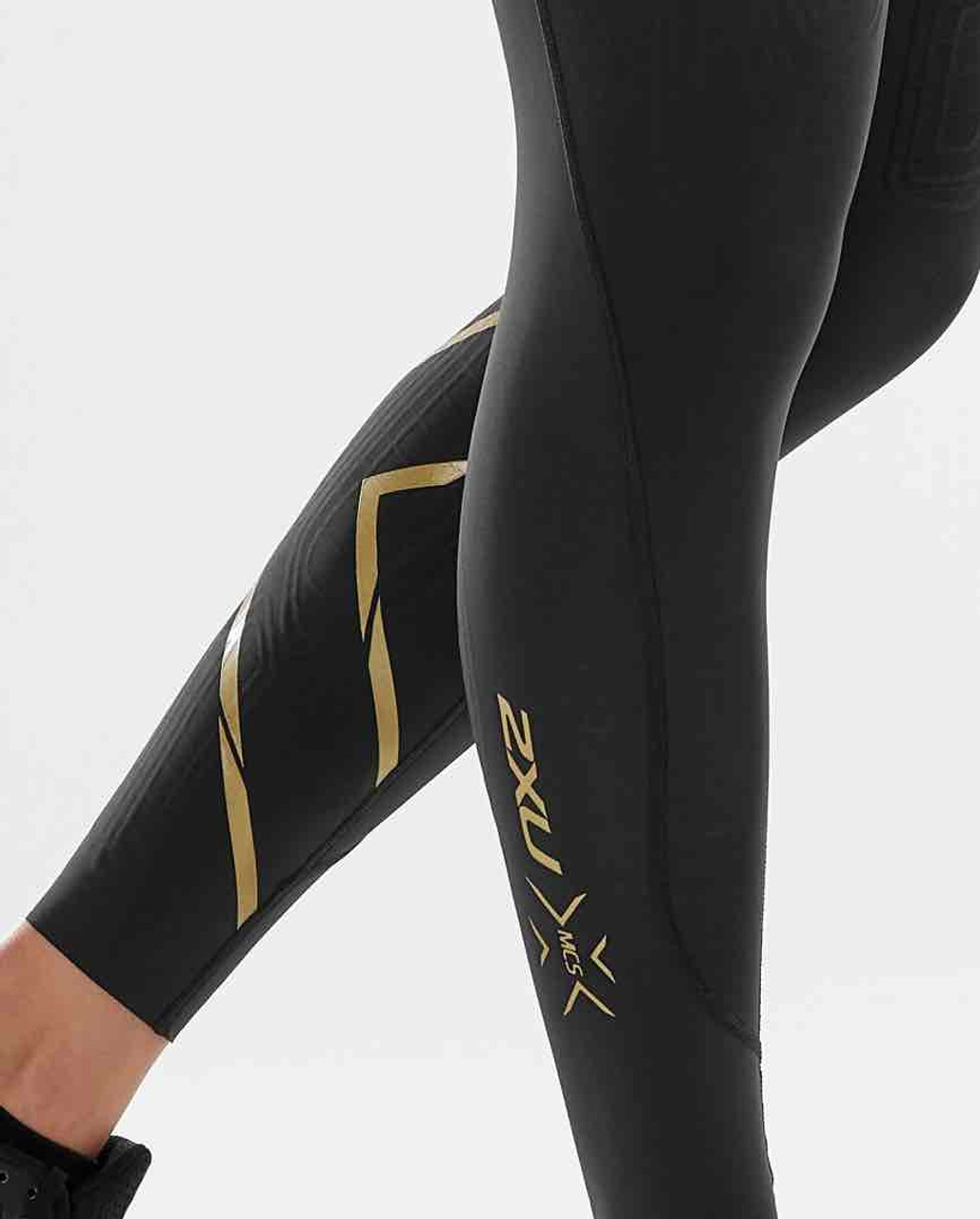 2XU Mcs Cross Training Bonded Mid-Rise Compression Tights