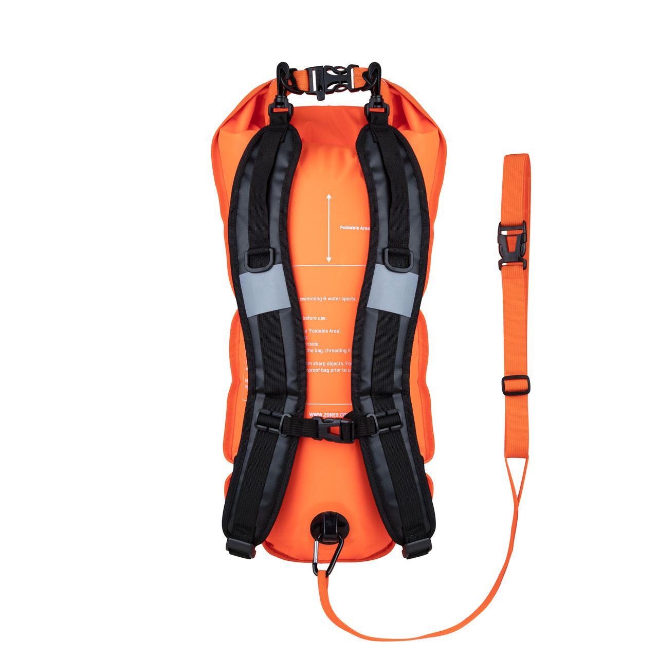 Zone3 Recycled Led Light 28L Backpack Swim Safety Buoy Dry Bag