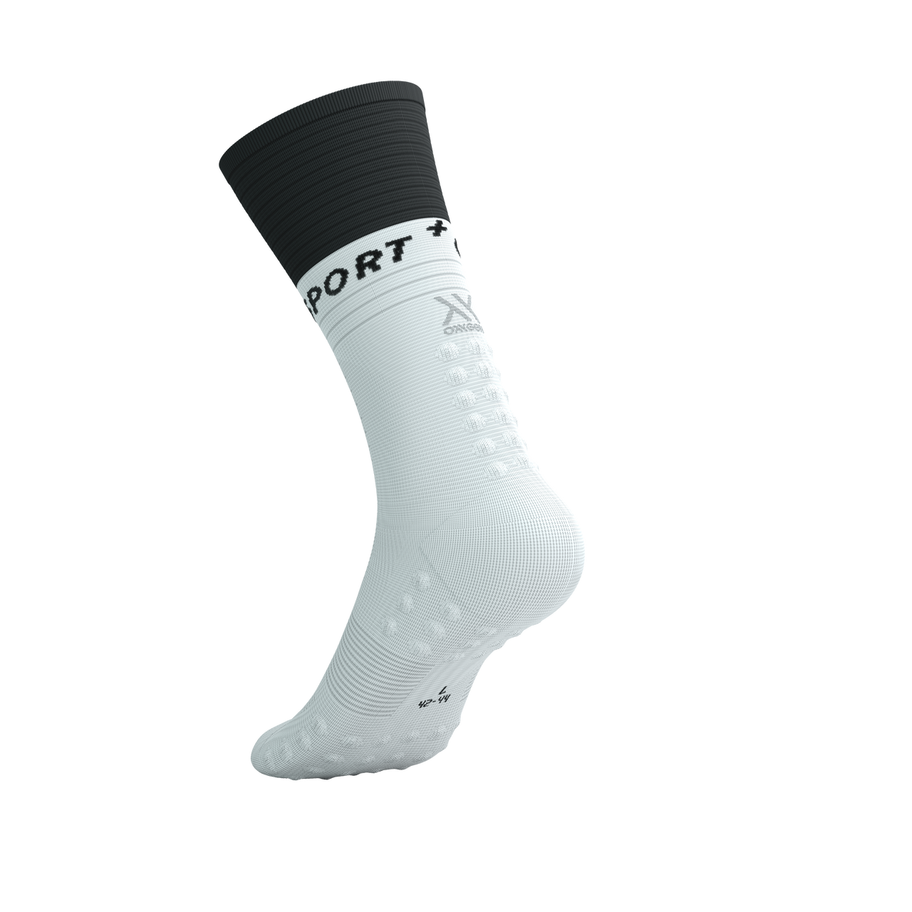 Compressport Mid Compression V2.0 Running Socks - Black/White