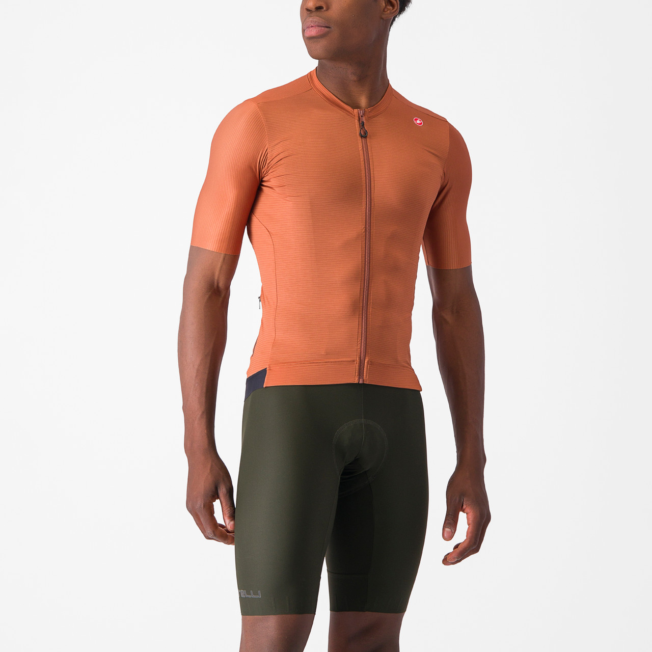Maillot Cycliste LOOK By Castelli Homme Taille M - Gris, Manches Courtes