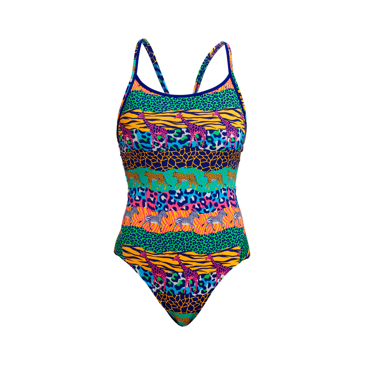 Funkita Women's Prehistory Party Diamond Back One Piece Swimsuit