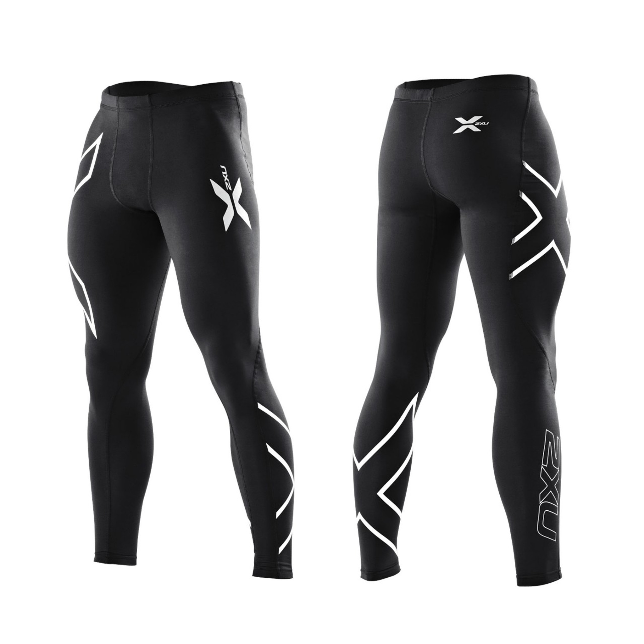 Black Friday 2XU Mens PWX Compression Tights - Classic Black & Black ...