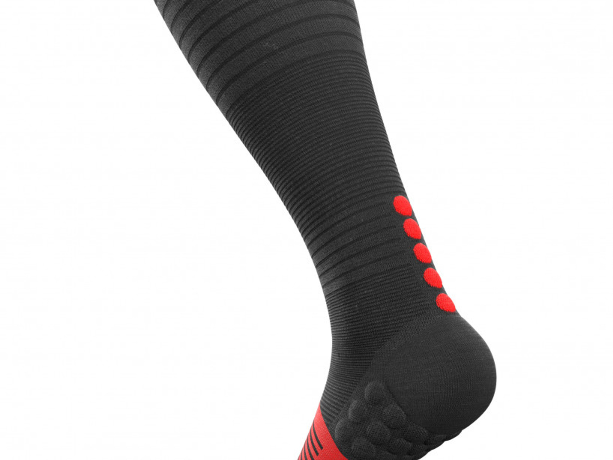 Colour Black / Mesh Long Unisex Compressport Full Tights/