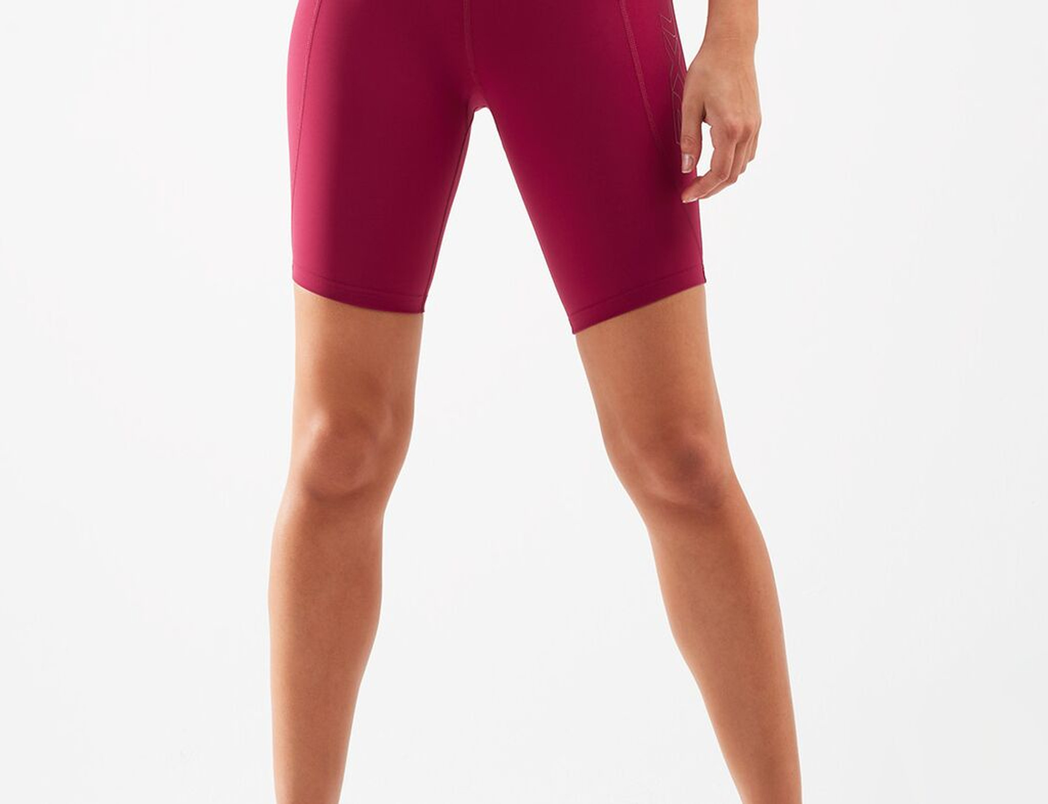 maroon bike shorts