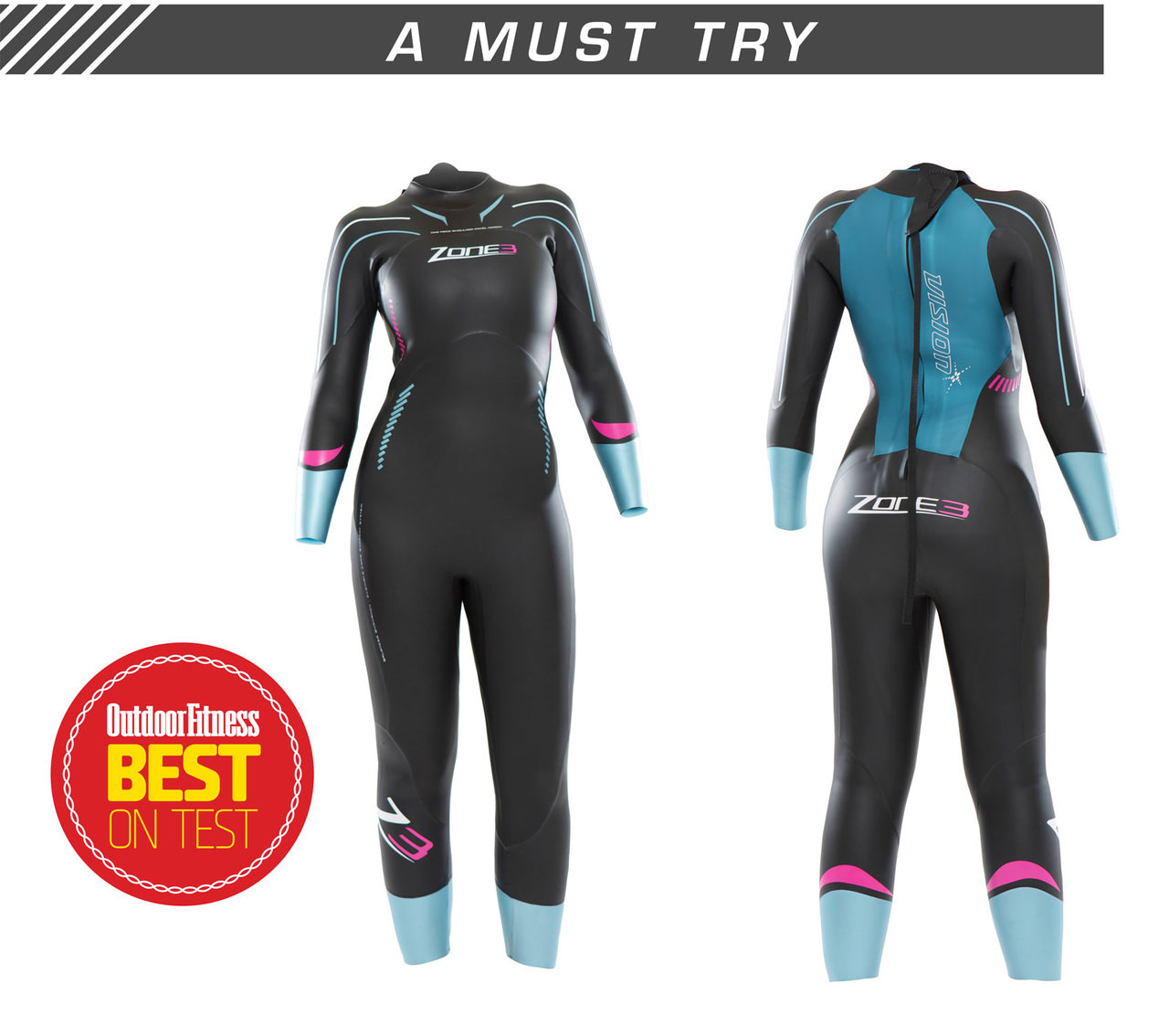 Zone3 2015 Womens Vision Wetsuit EX RENTAL 2 Hire MyTriathlon