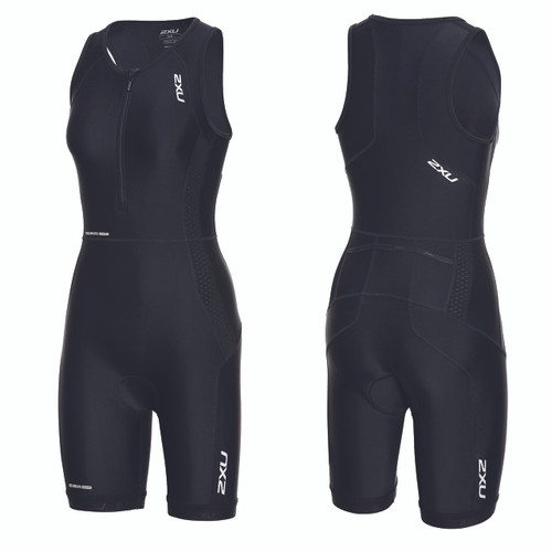 Download 2XU Women's Perform Trisuit -Black, Black/ Synthetic Pink ...