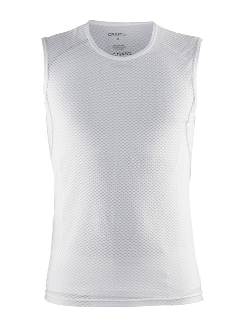 Craft - Pro Cool Mesh Superlight Sleeveless - Men's - White - 2025 Craft - Pro Cool Mesh Superlight Sleeveless - Men's - White - 2025