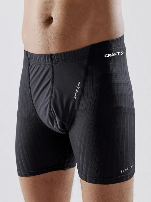 Craft - Pro Active Extreme X Wind Boxer - Men's - Black/Granite - 2024