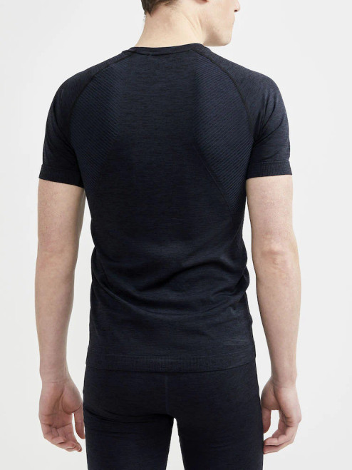 Craft - Core Dry Active Comfort Short Sleeve - Men's - Black - 2025 Craft - Core Dry Active Comfort Short Sleeve - Men's - Black - 2025
