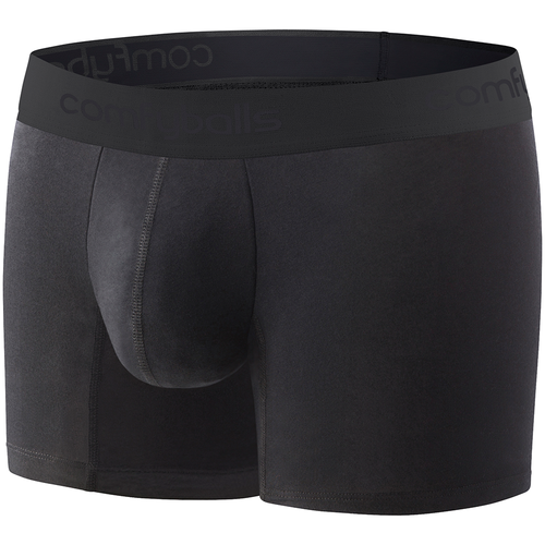Comfyballs - Cotton Long Boxer - Men's - Ghost Black Comfyballs - Cotton Long Boxer - Men's - Ghost Black